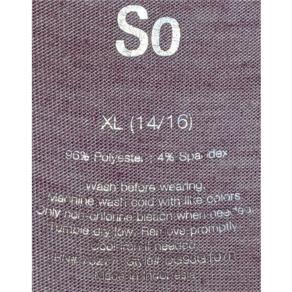 5/$25 SO Girls Purple Unicorn Dress Size 14/16 - Picture 3 of 3